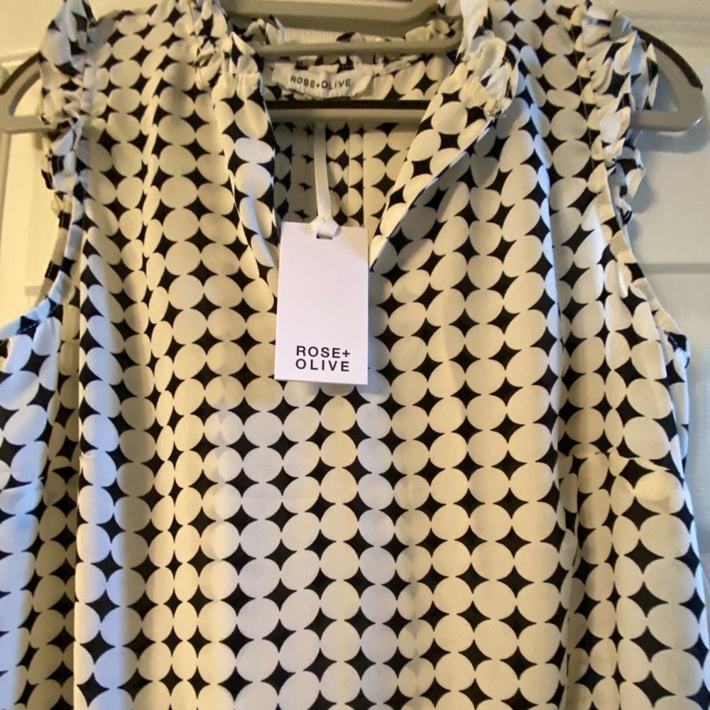 Black and white shirt